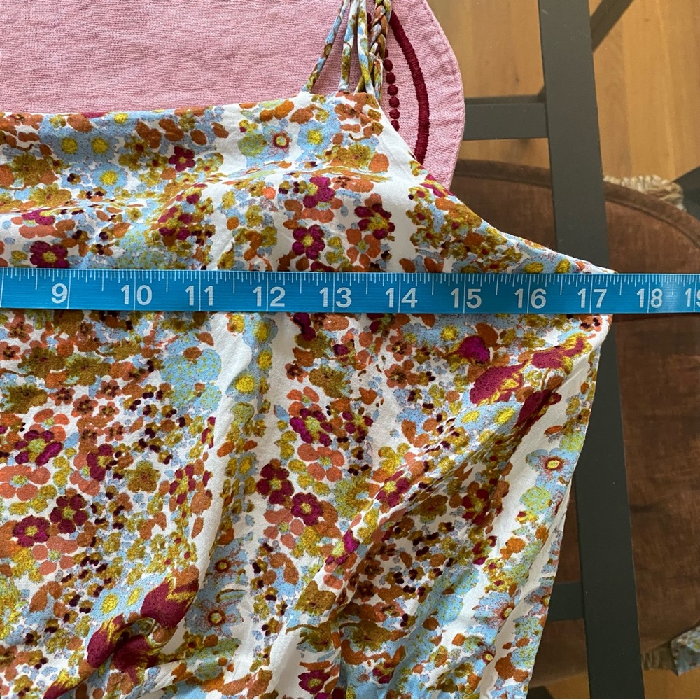 Free People Valerie Multicolor Floral Boho Maxi Dress Small - Picture 12 of 16